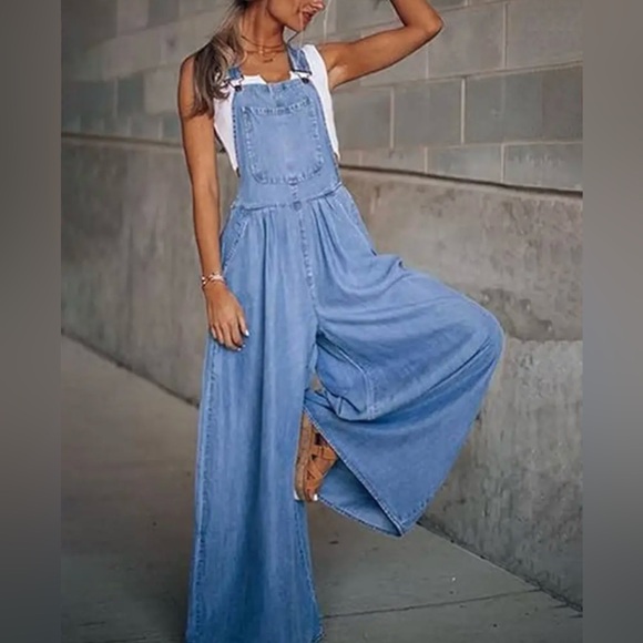 Pants - Denim Overalls